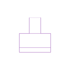 Fixtures Oven Hood Ge Profile Designer Hood 30 Inch Line Art Illustration Svg, Free Vectors File